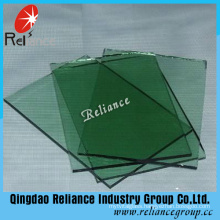 5mm F Green Float Glass/Tinted Glass with ISO